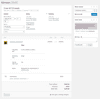 Order details on the back-end
