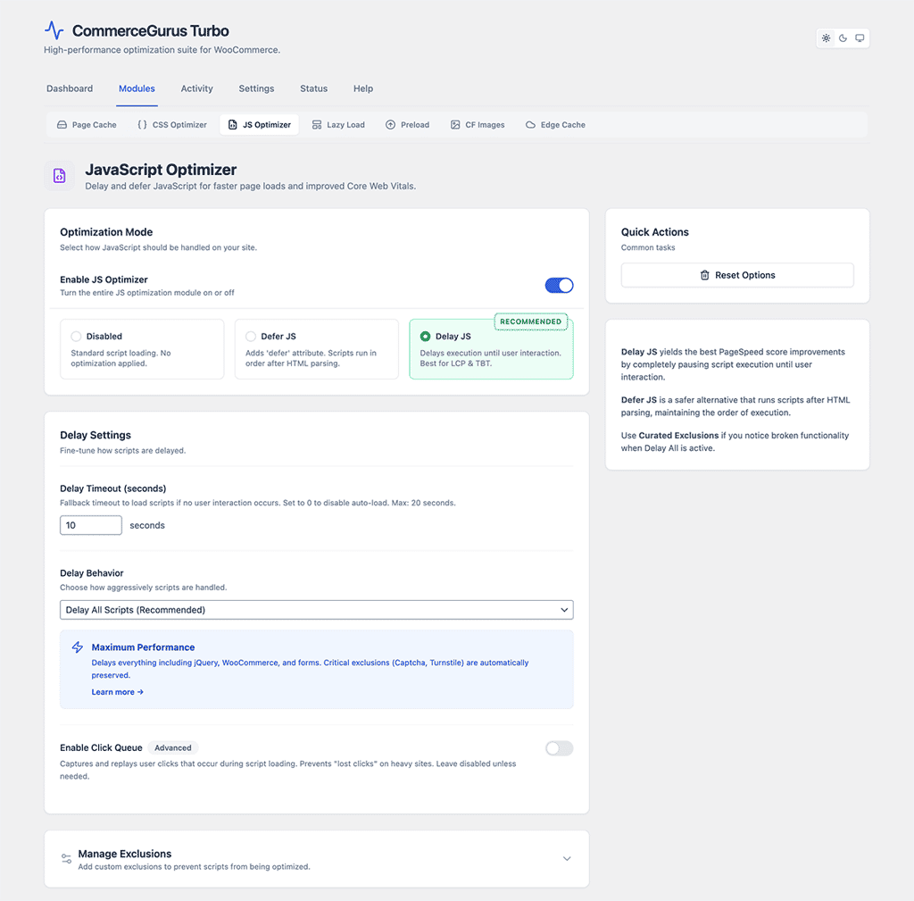 CommerceGurus Turbo JS Optimizer