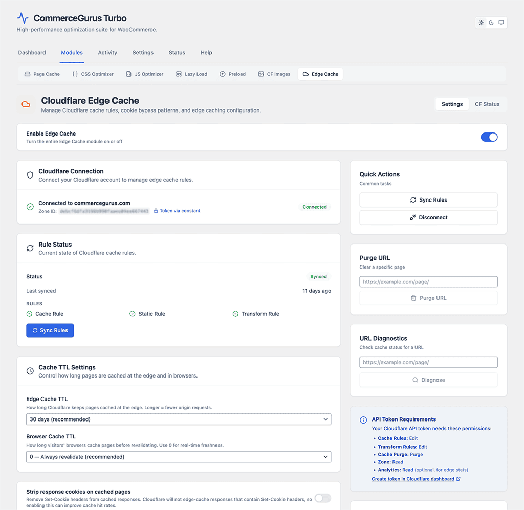 CommerceGurus Turbo: Cloudflare Edge Caching