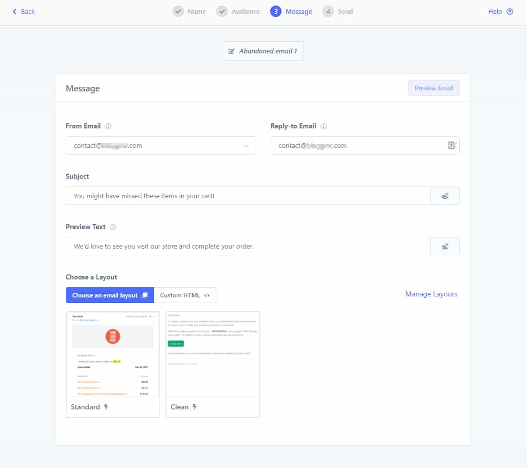 Email builder