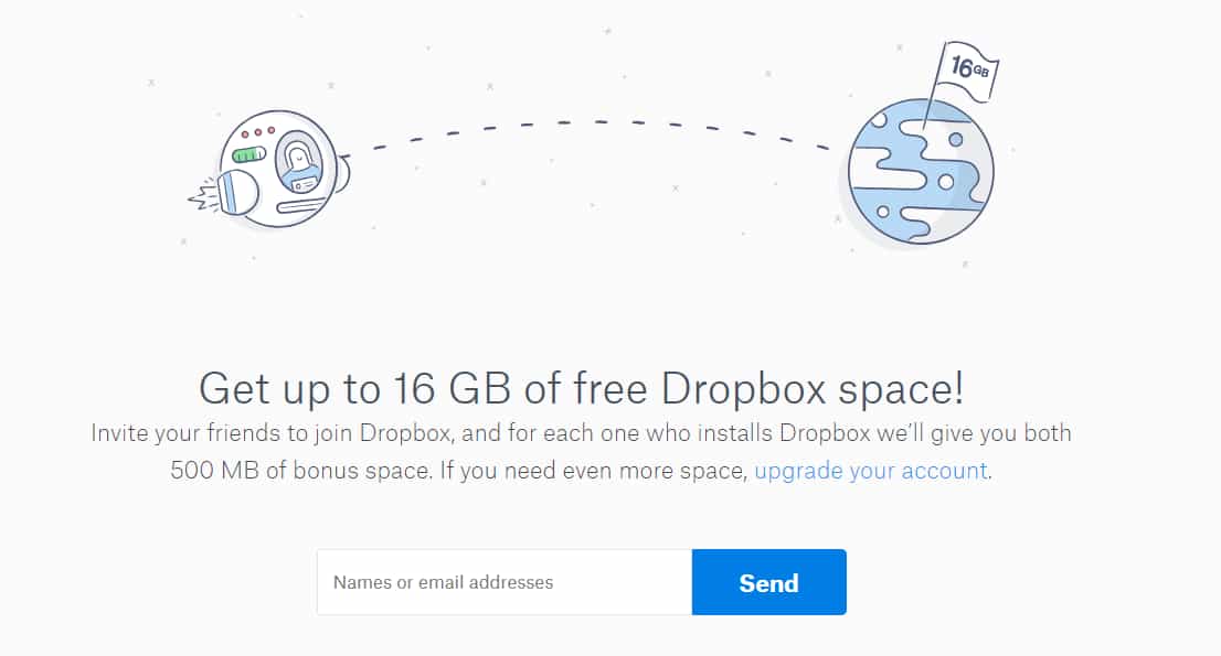 Dropbox example
