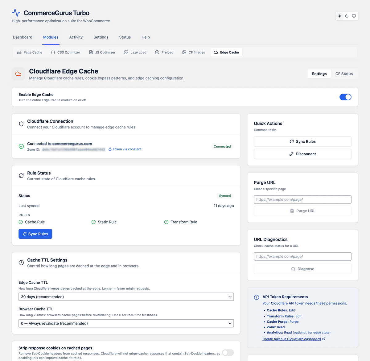 CommerceGurus Turbo: Cloudflare Edge Caching
