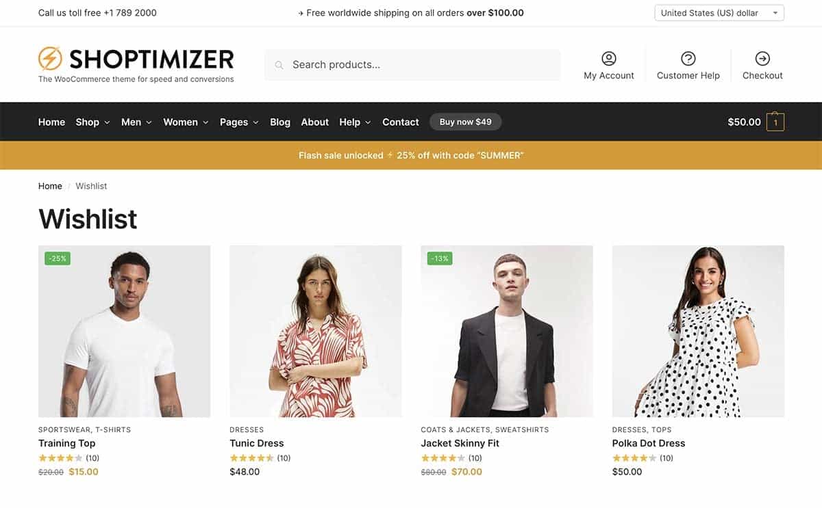 CommerceKit Wishlist