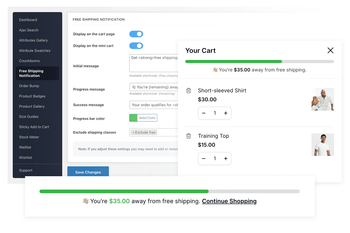 CommerceKit Free Shipping Module