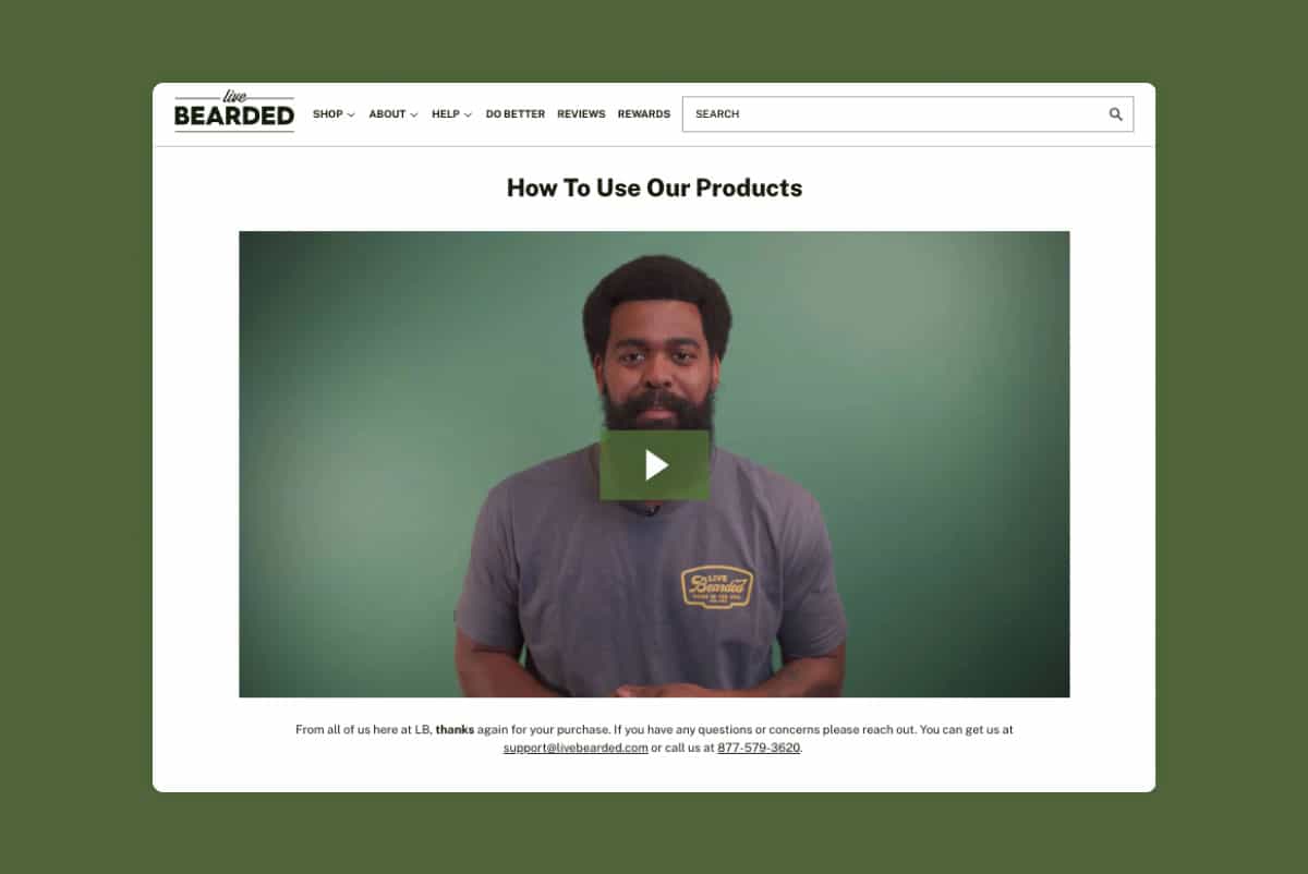 Post Purchase Page