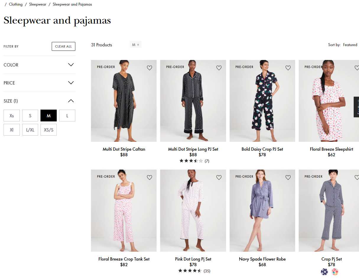 Kate Spade online store