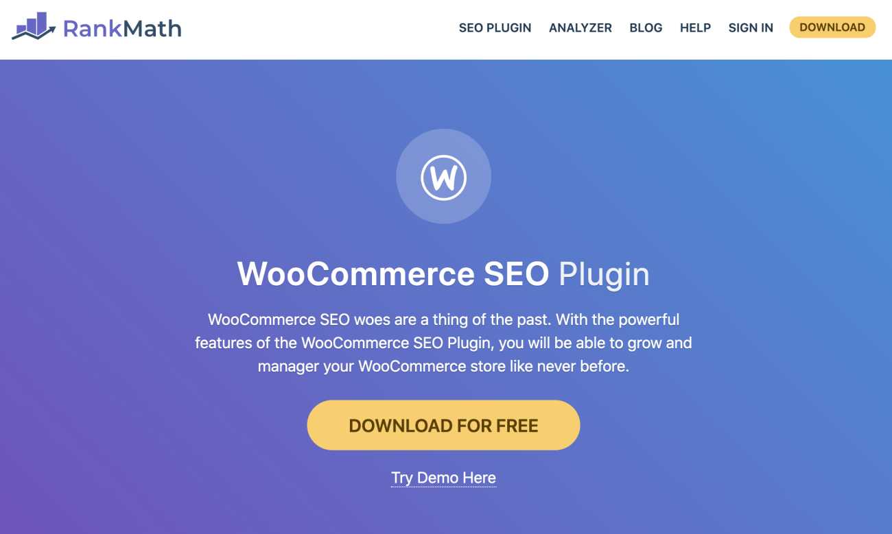 Rank Math WooCommerce SEO