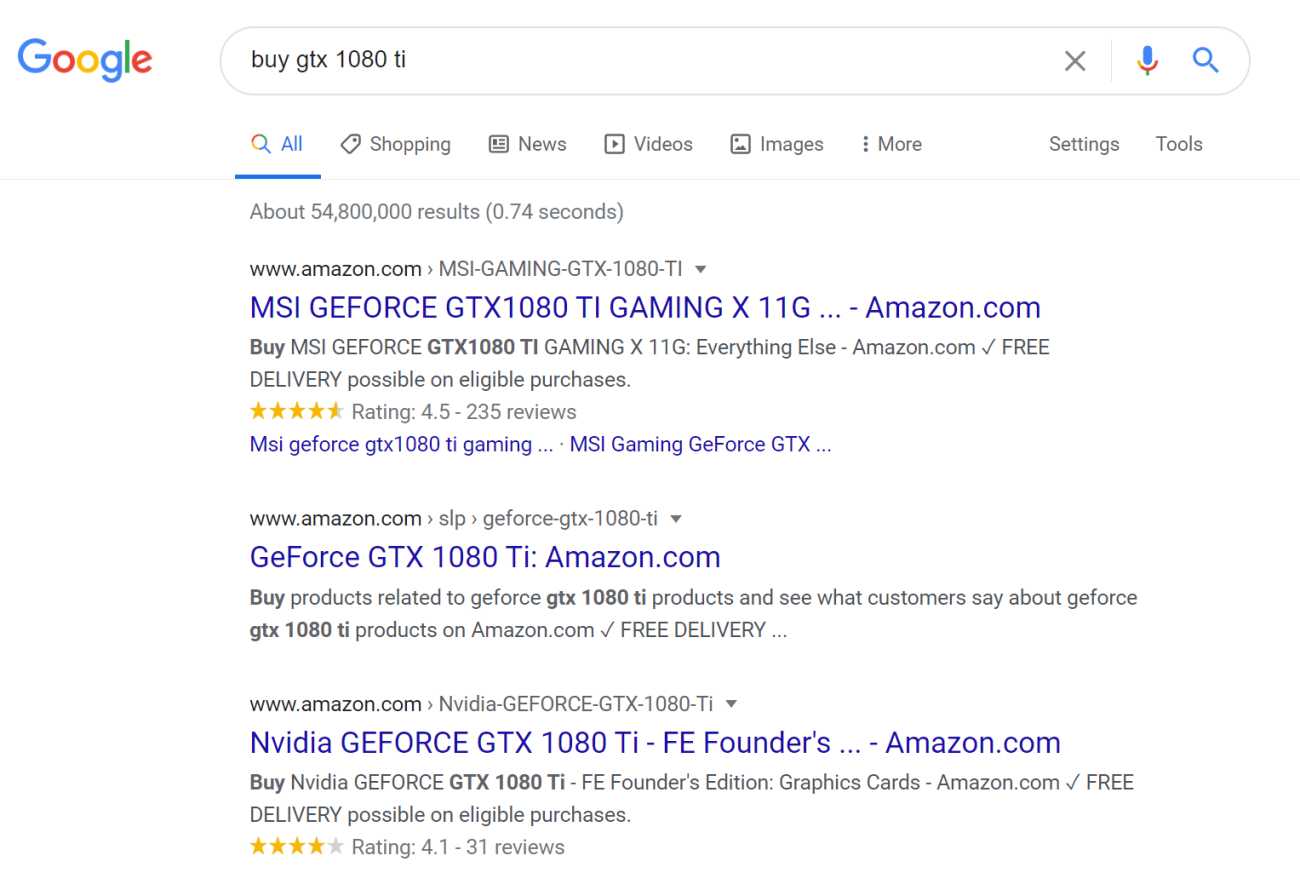 Rich snippets example