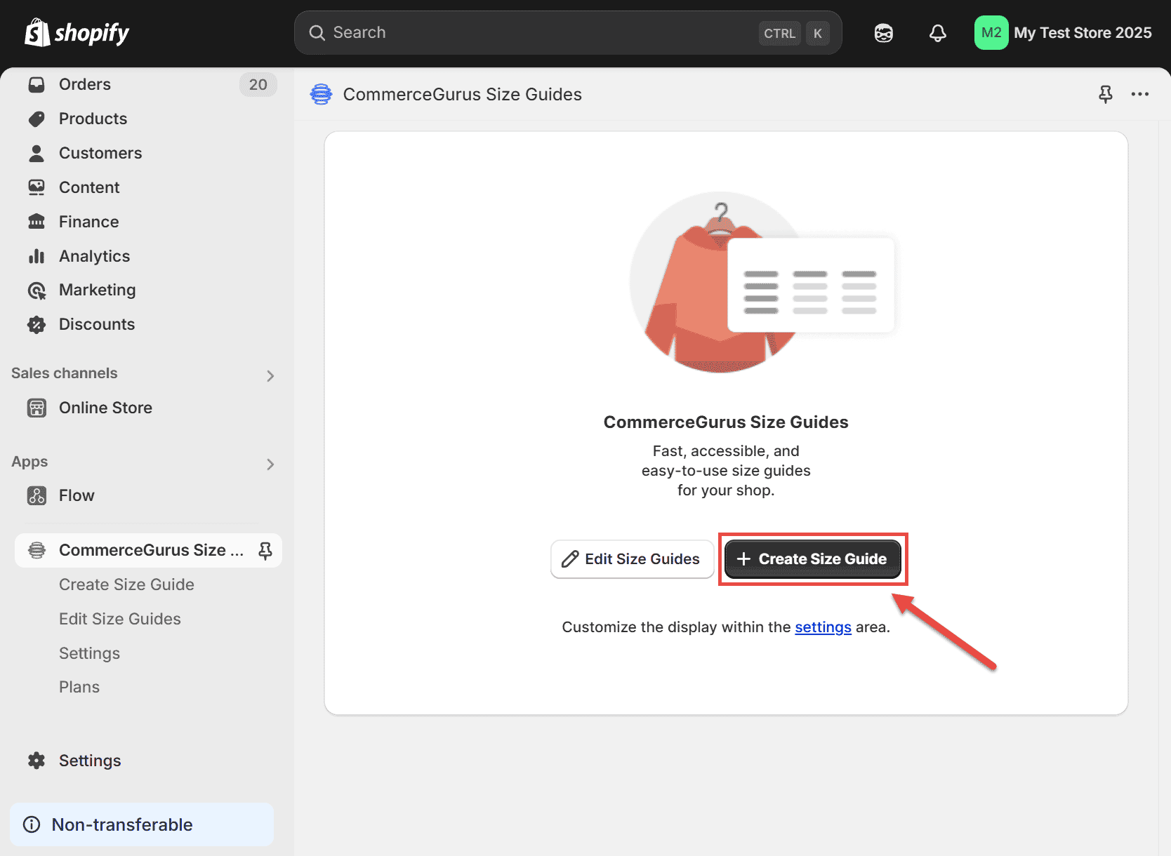 Create Guide Button