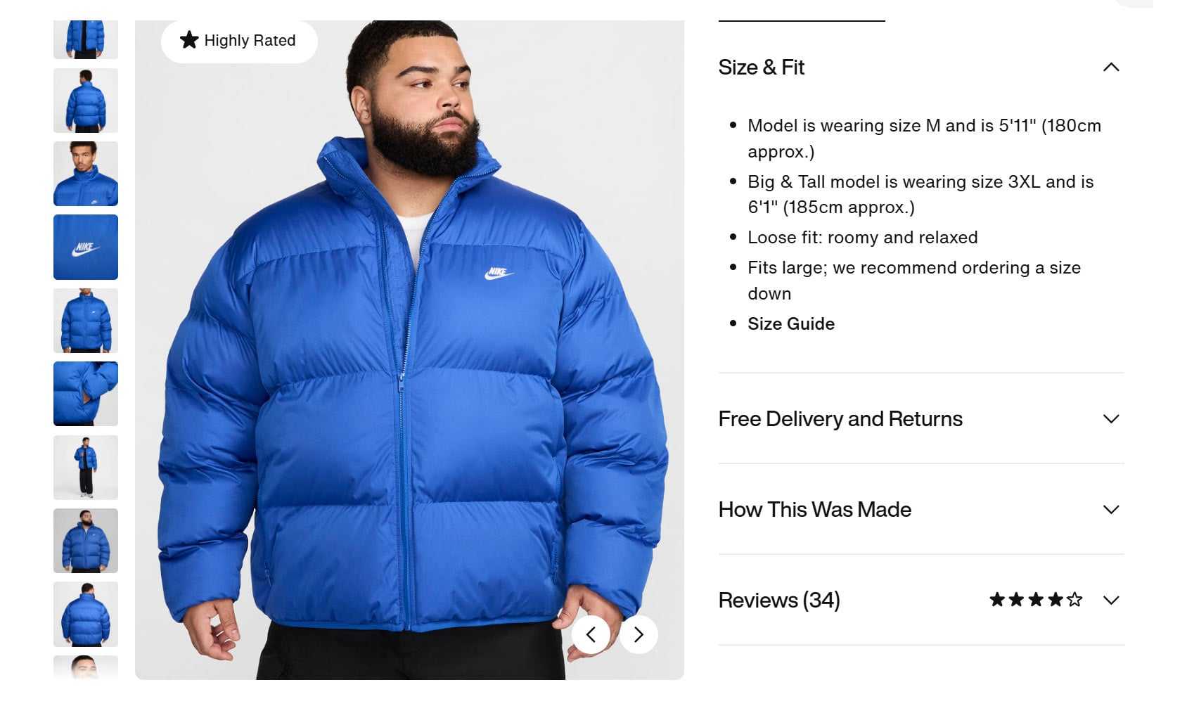 Sizing Guide Photo Example