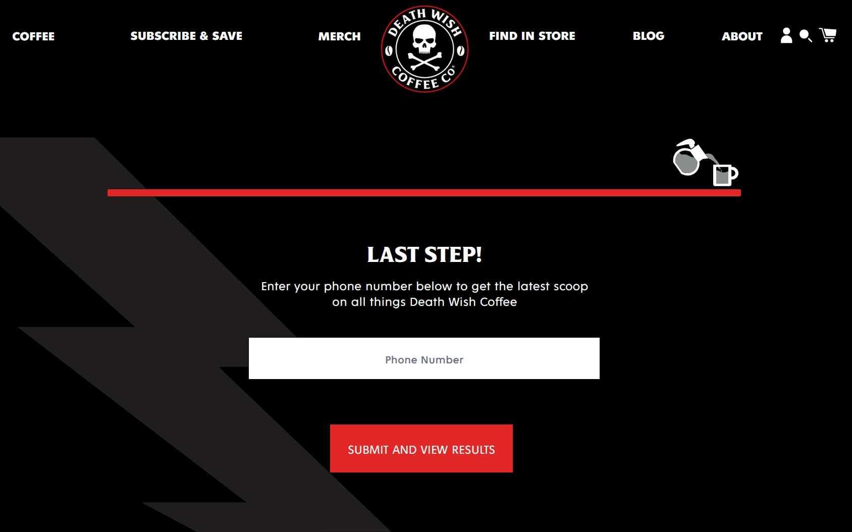 Coffee Recommendation Quiz Tool Example