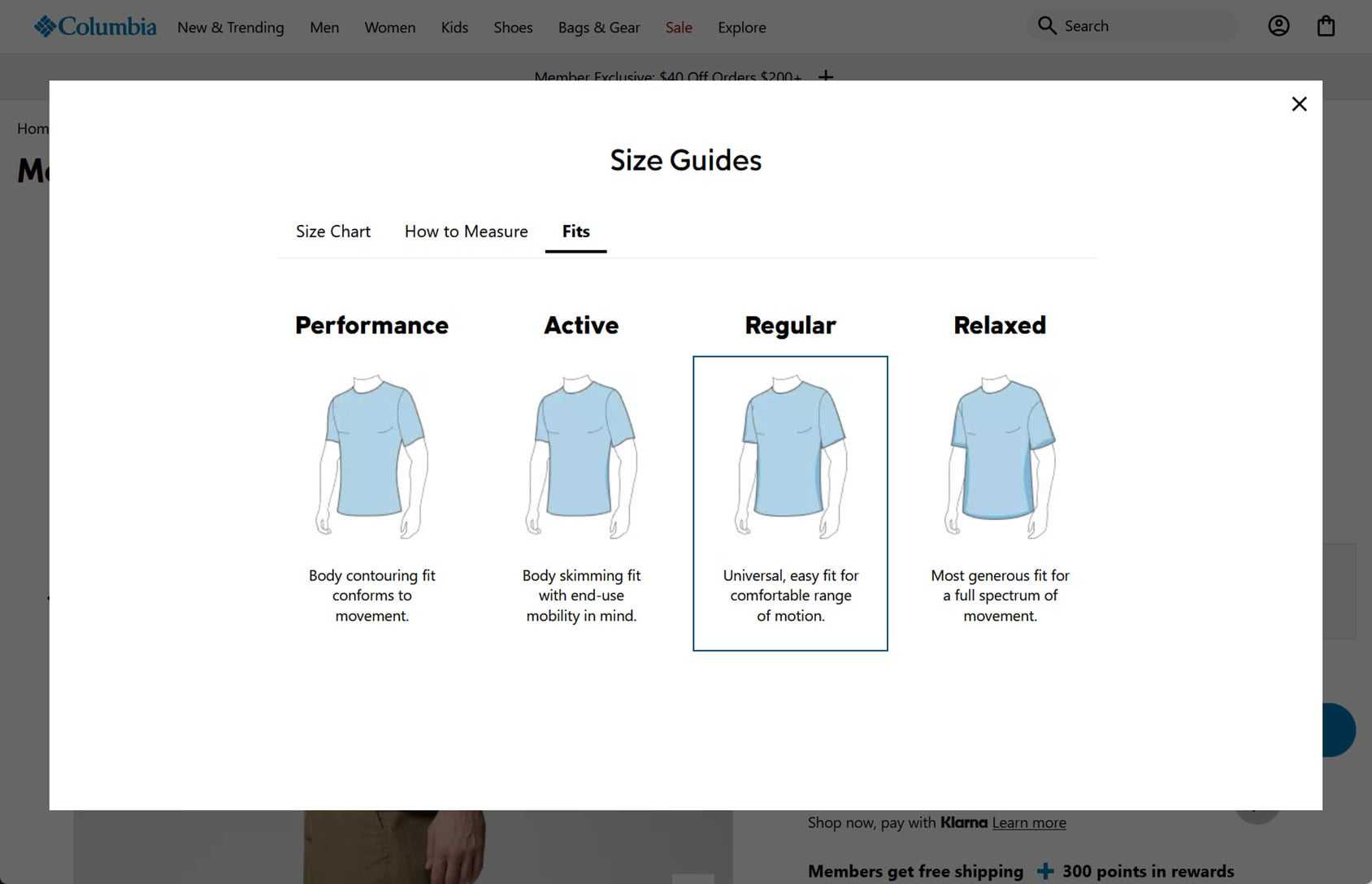 Size Guide Example