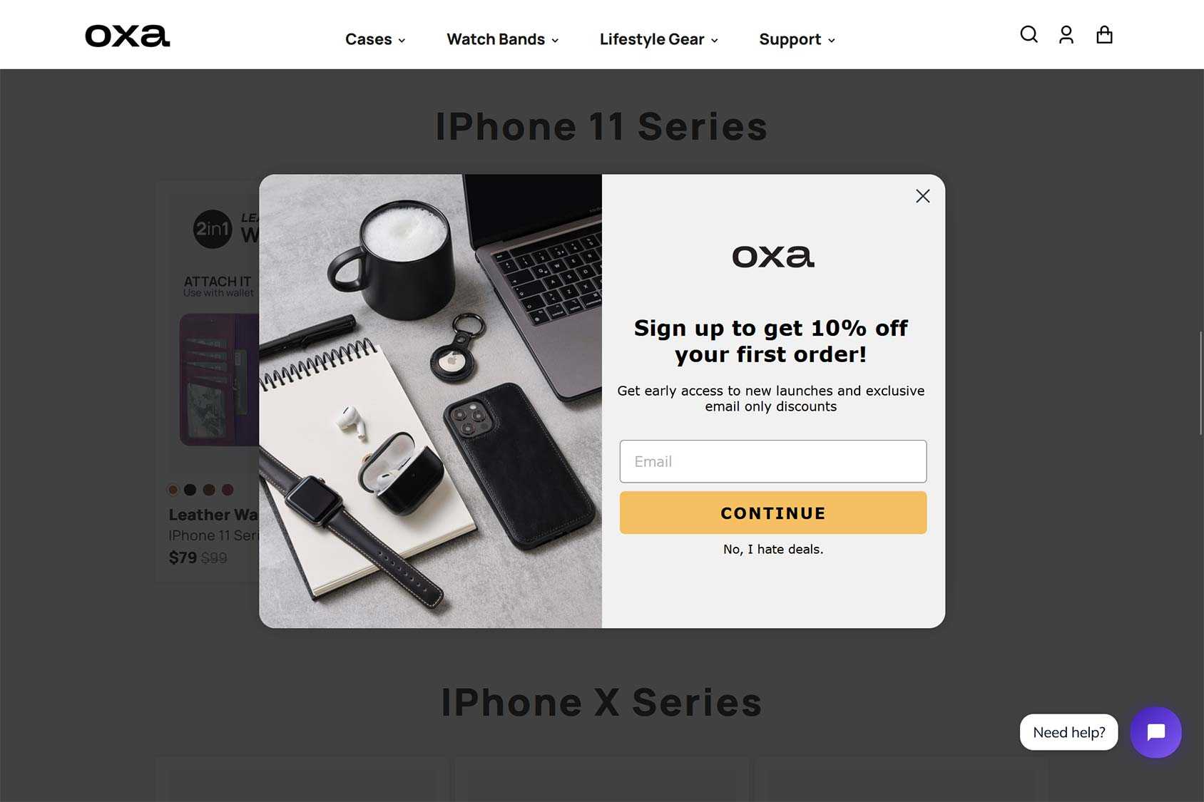 Popup Copy Example