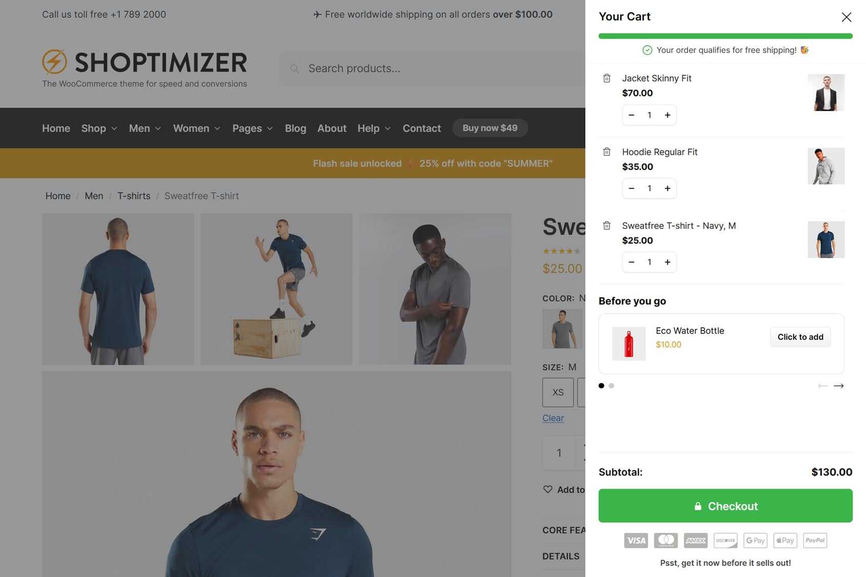Shoptimizer Cart Drawer Example