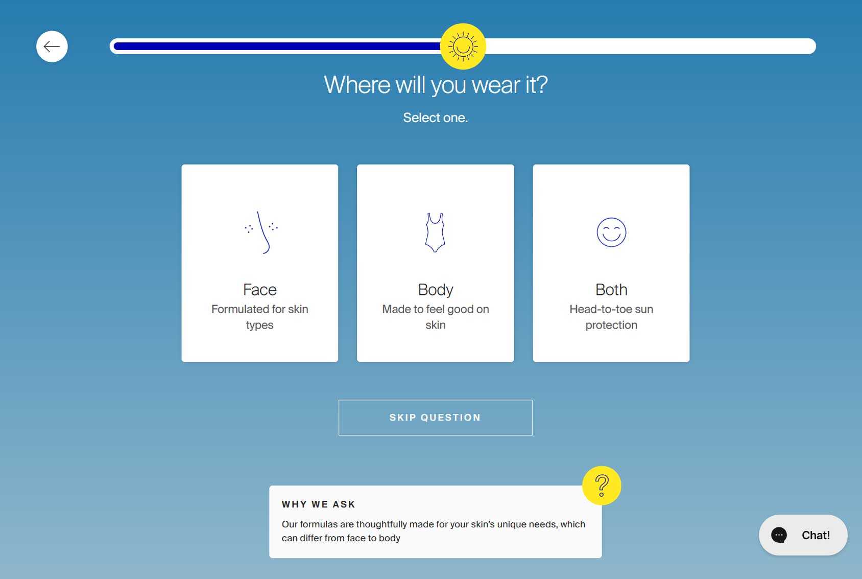 Supergoop Product Quiz Recommender 