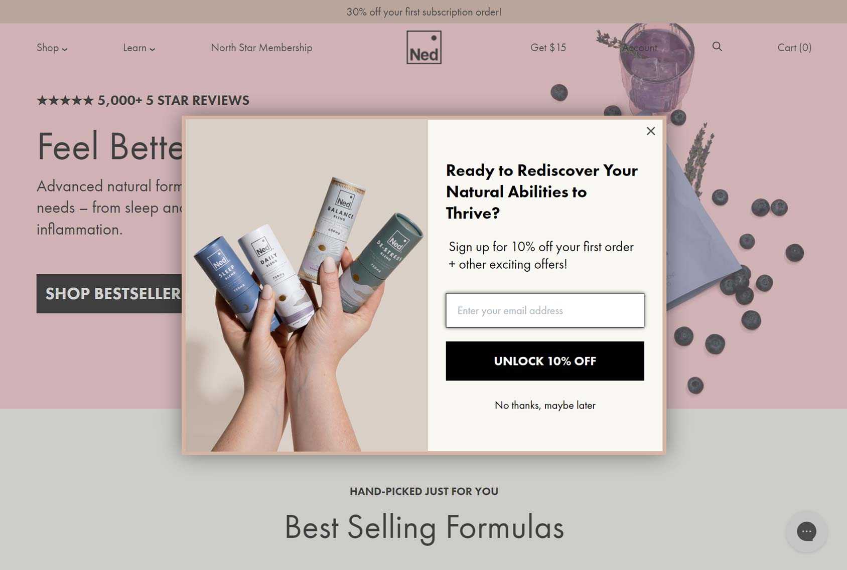 Promo Discount Popup Notification