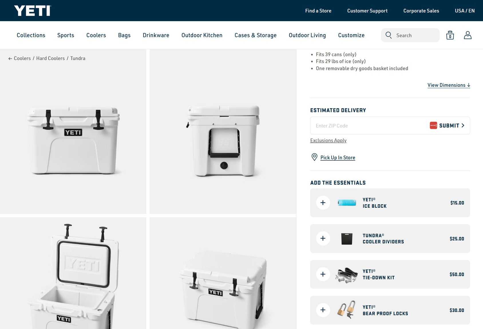 Yeti Upsell Example