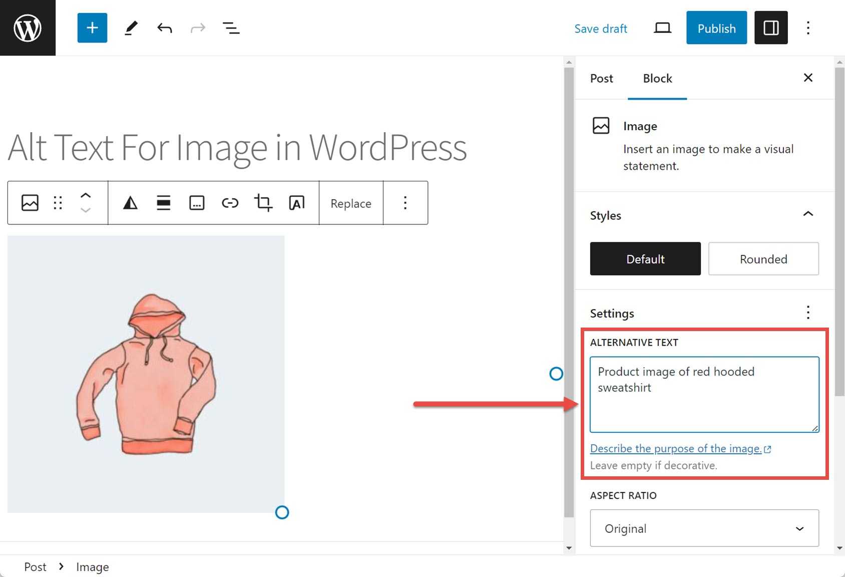 How to Add Alt Text in WordPress