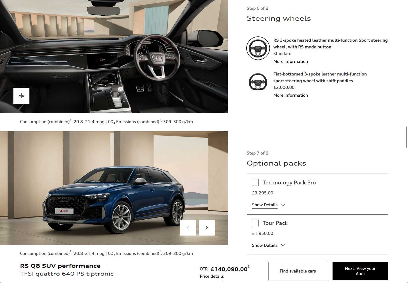 Audi Upsell and Cross-Sell Example