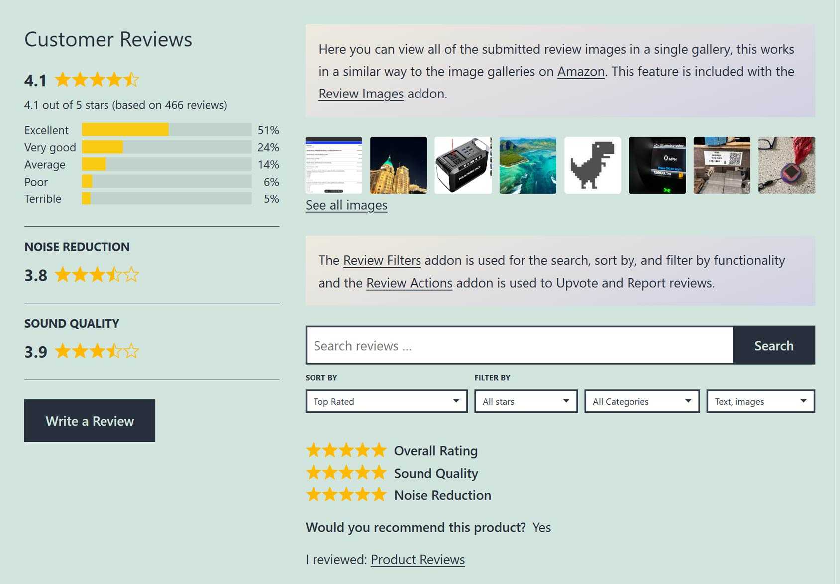 Site Review WordPress Plugin