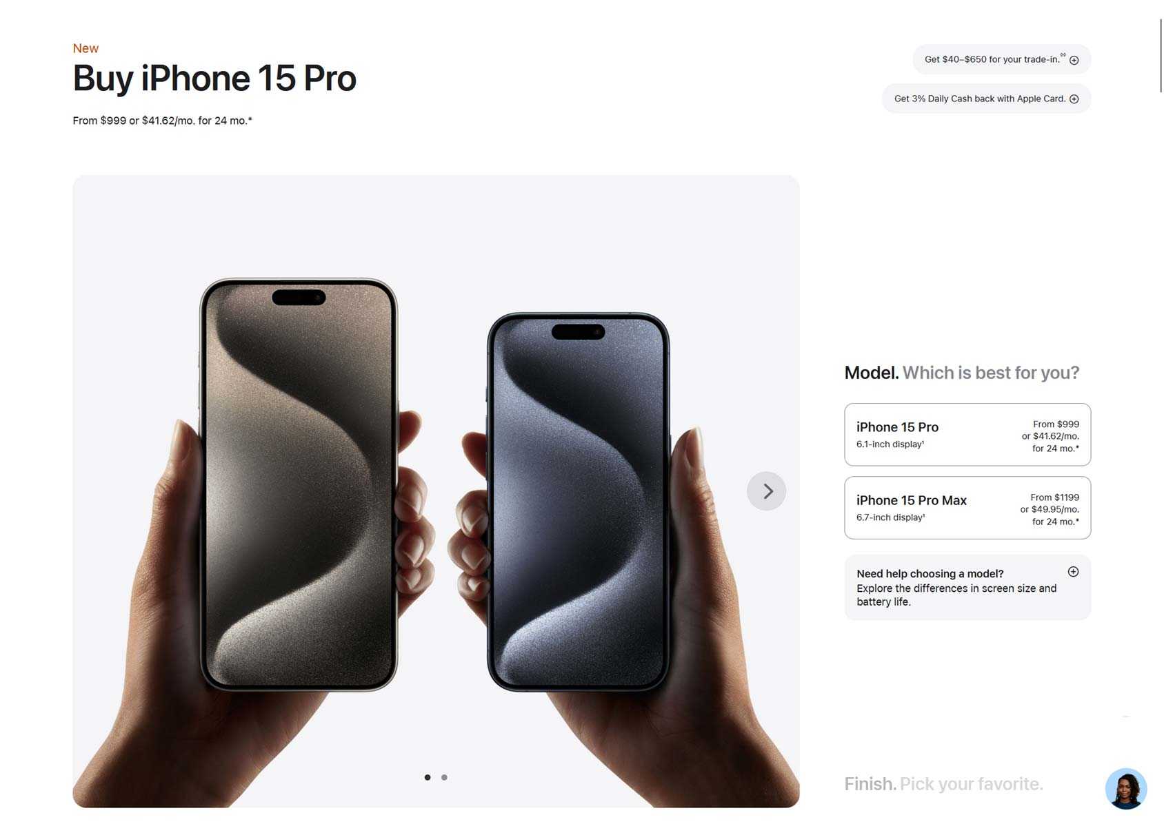 Product Page Example