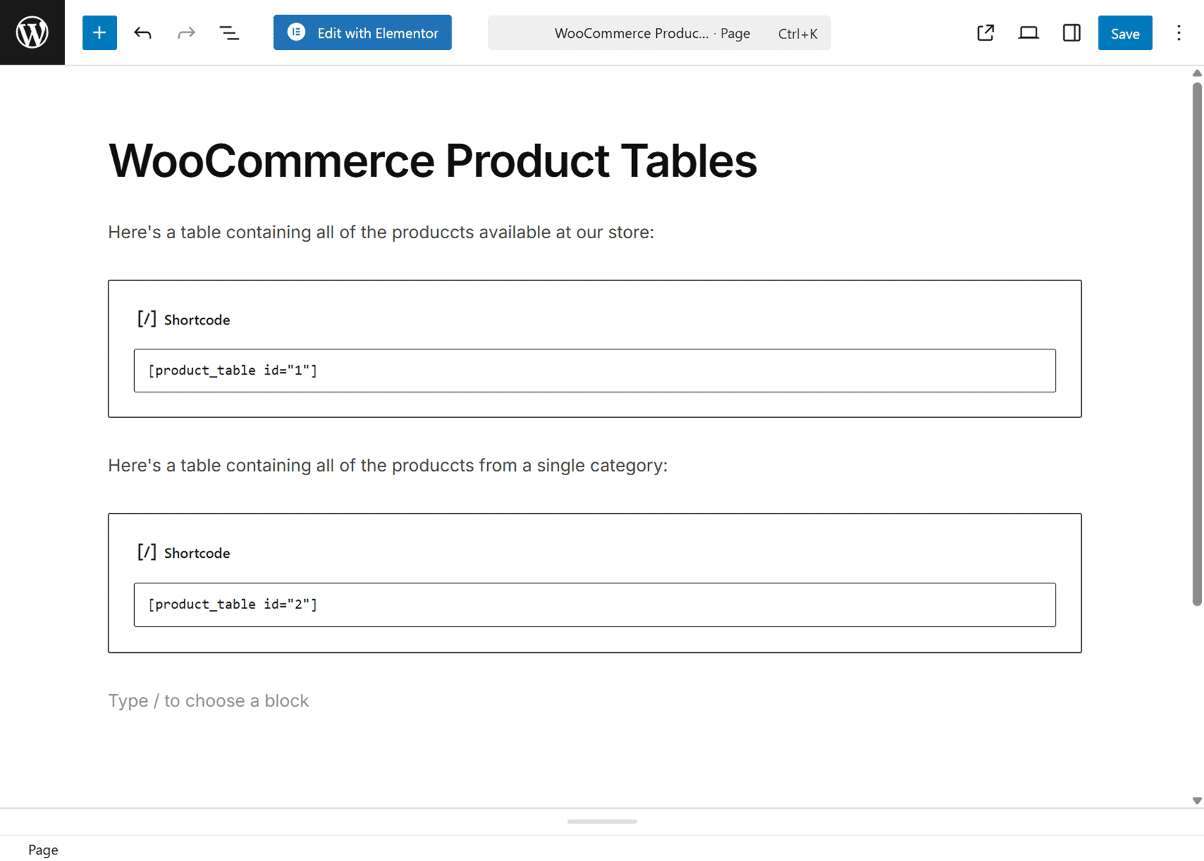 WordPress Editor
