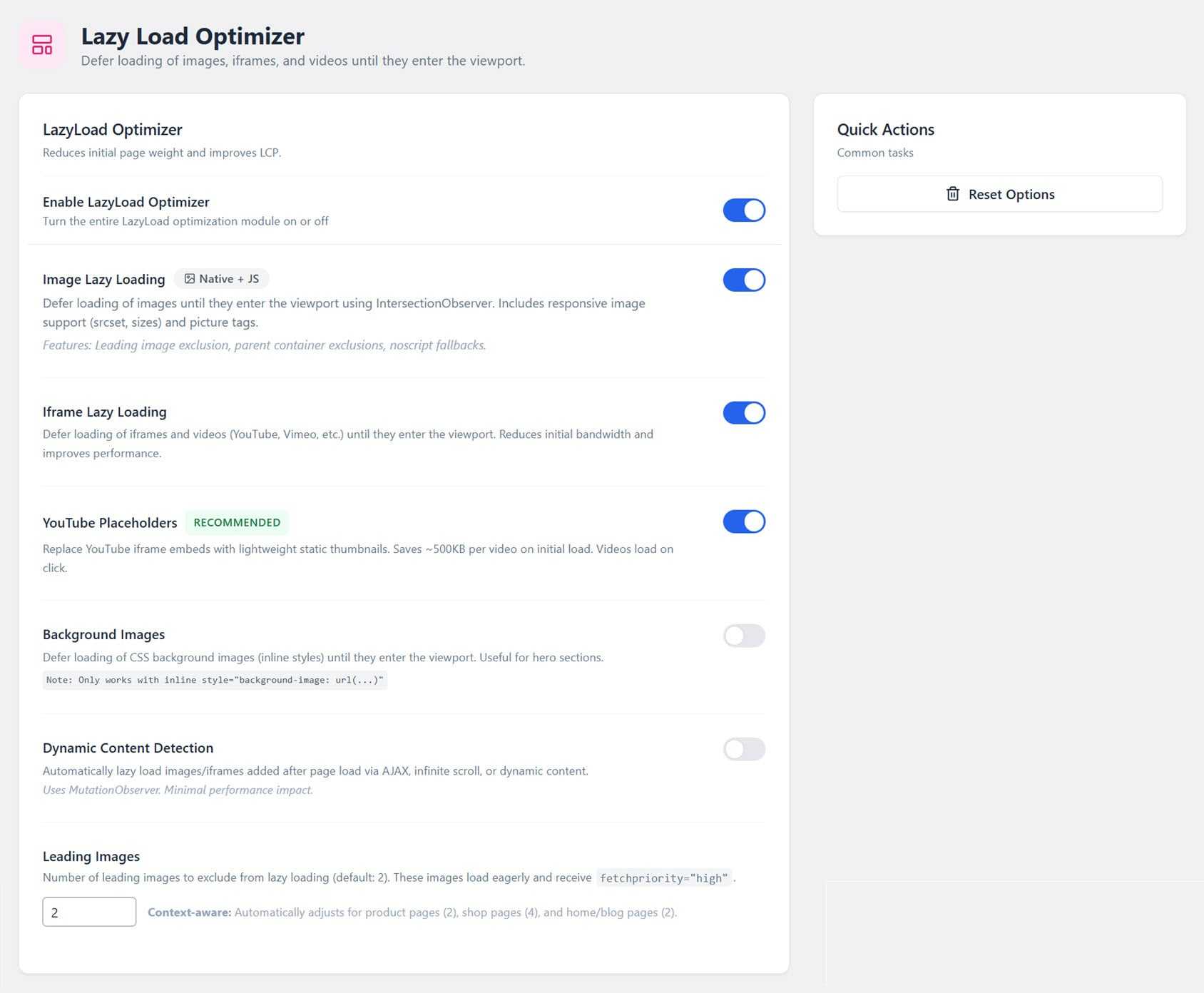 eCommerce Lazy Loading Optimizer