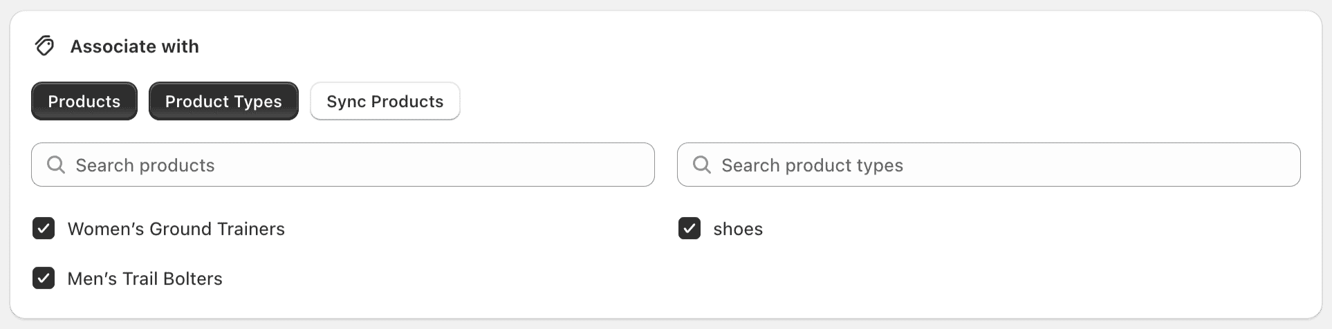 Assign Guide to Products