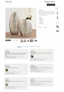 Crate and Barrel product page