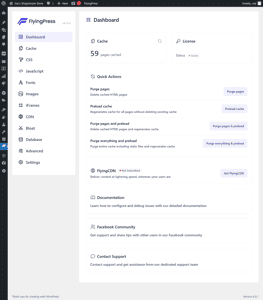 FlyingPress Dashboard