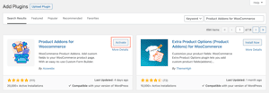 Activate plugin
