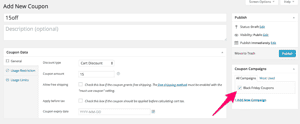 WooCommerce Coupon Campaigns