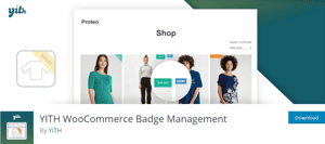 YITH badge management