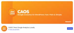 CAOS Local Analytics WordPress Plugin