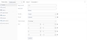 Tiered pricing rules