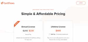 CartFlows Landing Page