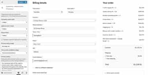 WooCommerce has checkout field options within the customizer