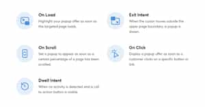 Examples of Popup Builder Triggers
