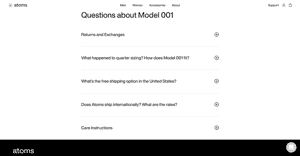 Atoms FAQs