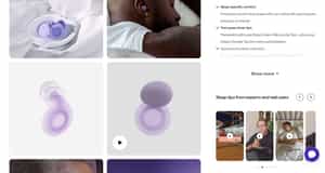 Dynamic Product Page Example from Loop Earbuds