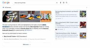 Example of a Google eCommerce AI overview