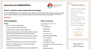 Product descriptions on product pages can be excellent for SEO