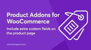 Product Addons for WooCommerce