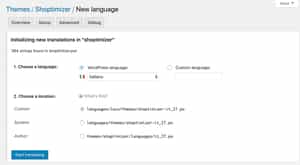 Initialize new translations
