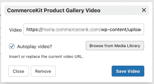 Configure video settings