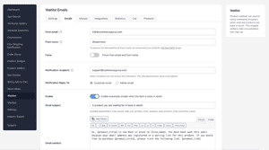 CommerceKit Waitlist Emails
