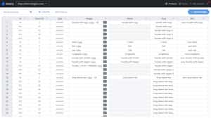 Spreadsheet style editing