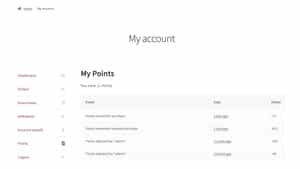 WooCommerce Points and Rewards plugin