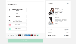 ASOS Checkout