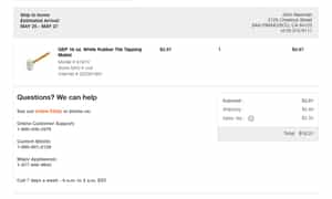 Support Links Customer Survey Order Confirmation Page eCommerce Example 